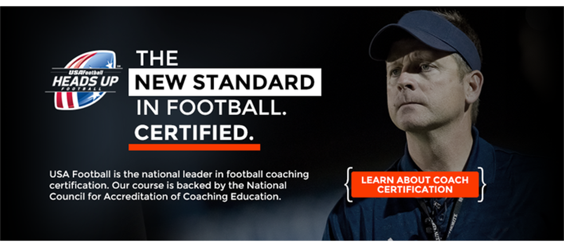 FCFL Coaches are Certified by USA Football